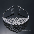 Venta caliente de cristal de boda joyería diadema de pelo